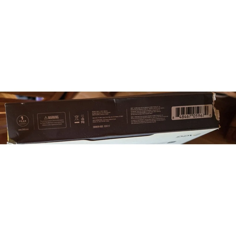 ZAGG ID8BSF-BBS Keyboard Folio Case for Apple iPad Air 2 - Black